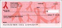 Red Ribbons of Support Charitable Checks