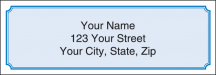 Blue Classic Address Labels - Set of 210