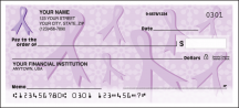 Purple Ribbons of Support Charitable Checks